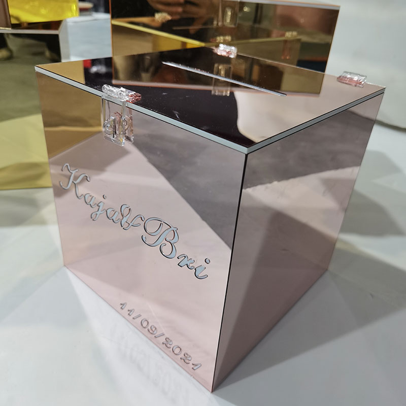 กล่องใส่การ์ดแต่งงานอะคริลิคดี - Wedding Card Box บทวิจารณ์และราคา